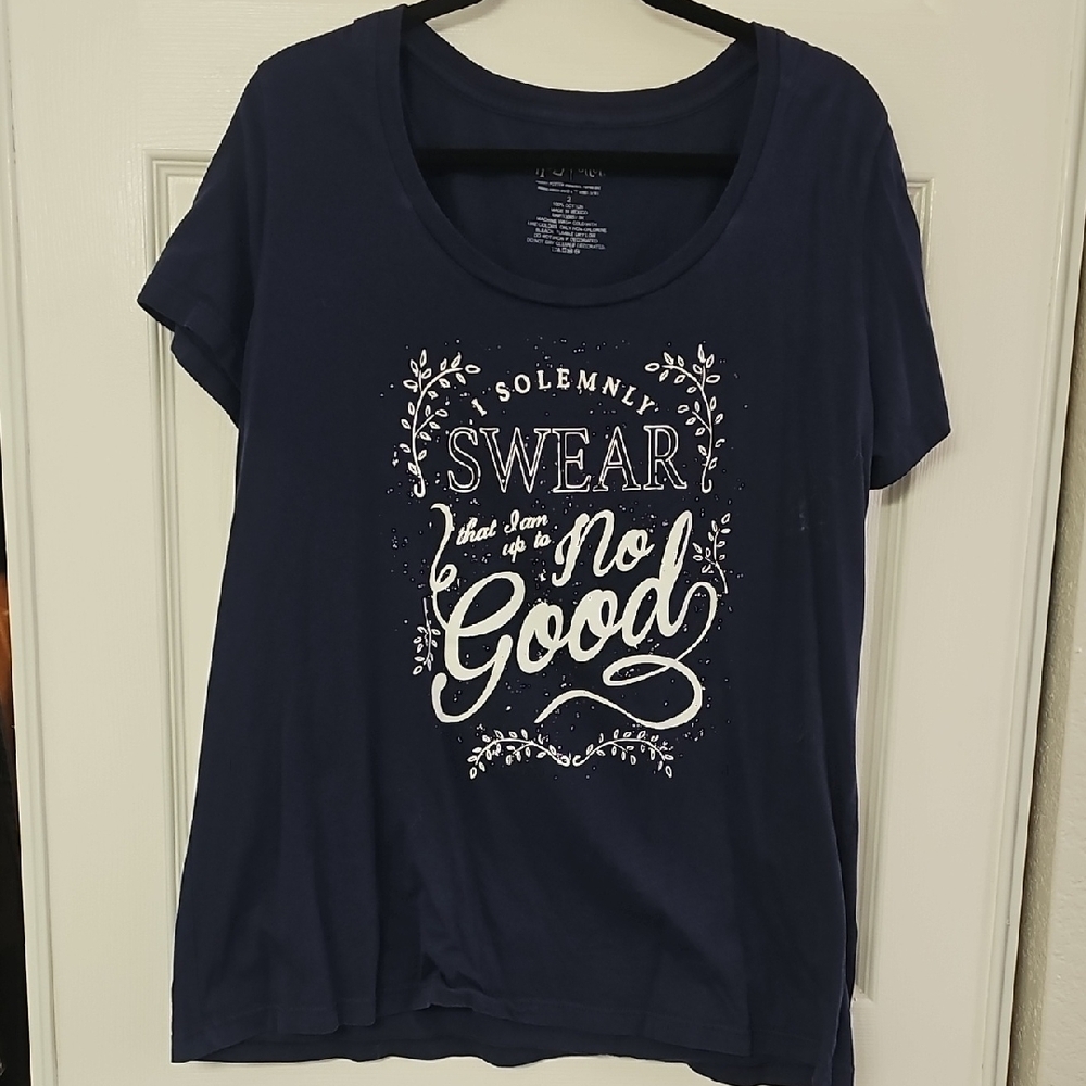 Navy Blue Graphic Tee